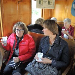 Dampfzug Hinwil Bäretswil, Besuch Museum Spinnerei Neuthal