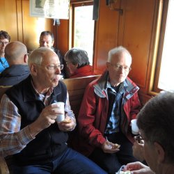 Dampfzug Hinwil Bäretswil, Besuch Museum Spinnerei Neuthal